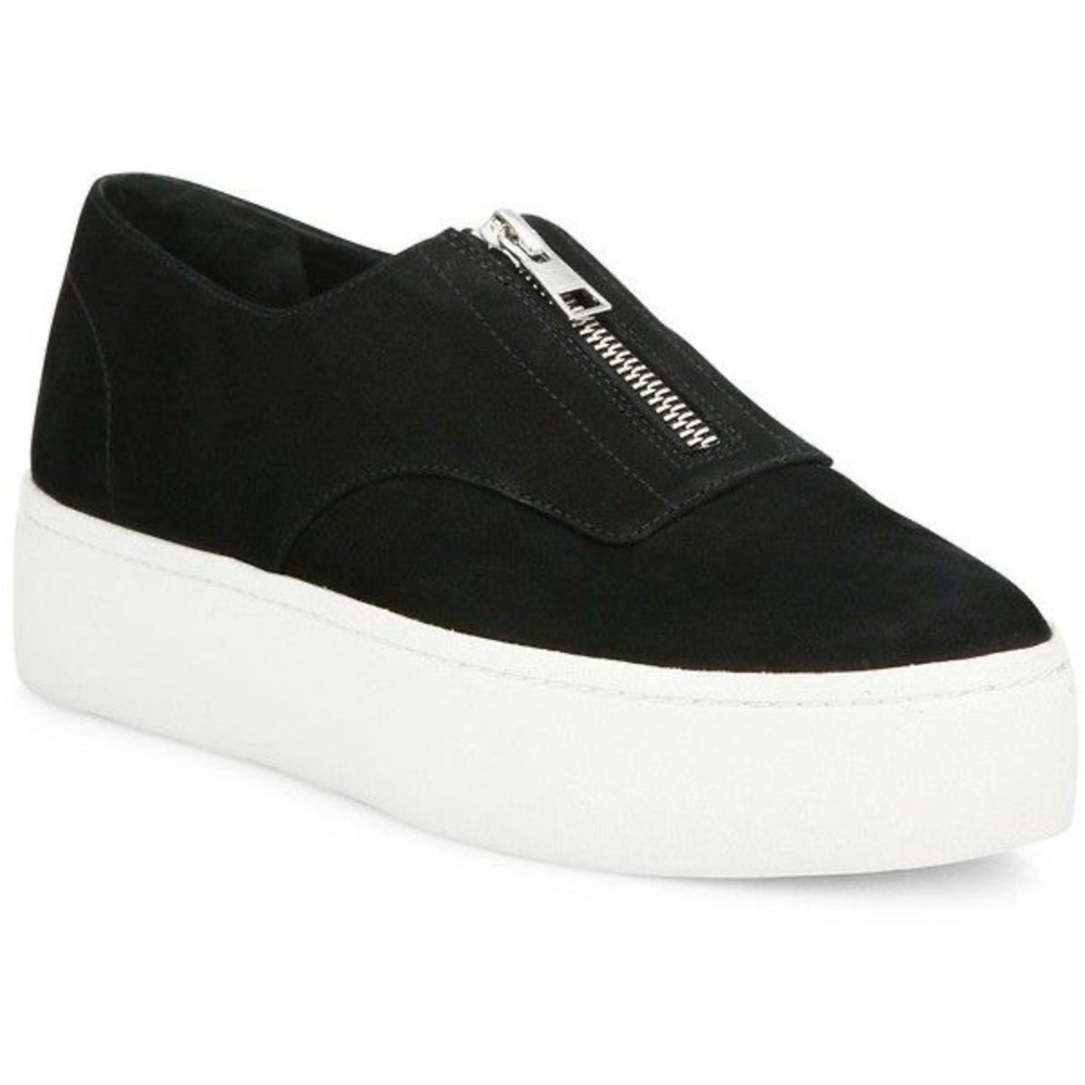 Vince Designer Black Warner Platform Sneaker Women’s Size 10
